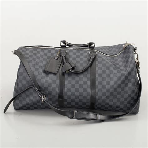 louis vuitton damier graphite keepall bandouliere 55 luggage|Louis Vuitton bandoulière 55.